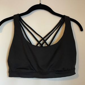 Black Victoria Sport bra with removable pads, size medium, gently used.